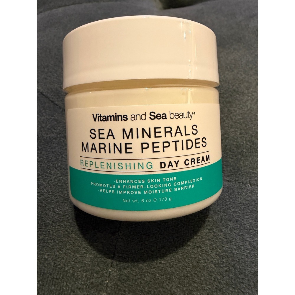 Vitamins and Sea Beauty Sea Minerals Marine Peptides Replenishing Day Cream 6oz